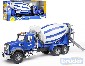 BRUDER 02814 (2814) Nkladn auto Mack Granite - domchva betonu modr