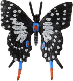 Motl tropick Papilio / Otakrek erno-ediv 6cm zvtko plastov figurka Zooted