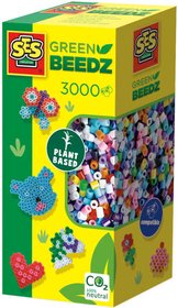 SES CREATIVE Zaehlovac korlky Green Beedz set 3000ks barevn mix Eco