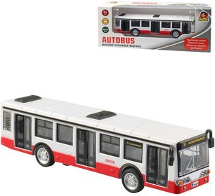 Autobus kovov 16cm zptn chod esk design otevrac dvee