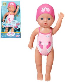 ZAPF BABY BORN Panenka holika plavek My First 30cm plave ve vod