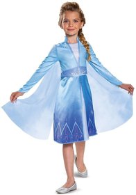 KARNEVAL aty Elsa Frozen vel. M (124-135cm) 7-8 let KOSTM