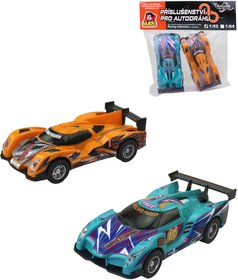 Autodrha Racing Collection 1:43 nhradn dl auto set 2ks modr / oranov