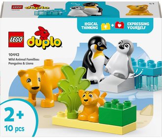 LEGO DUPLO Rodinky divokch zvat: Tuci a lvi 10442 STAVEBNICE