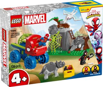 LEGO MARVEL Spideyho tm a zchrana dinosaur s truckem 11199 STAVEBNICE