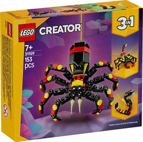 LEGO CREATOR Divok zvata: Pekvapiv pavouk 3v1 31159 STAVEBNICE