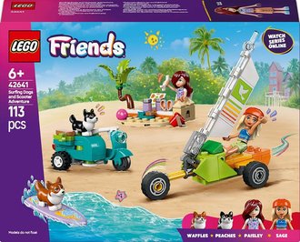 LEGO FRIENDS Dobrodrustv se surfujcmi psy a sktrem 42641 STAVEBNICE