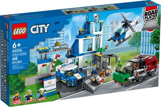 LEGO CITY Policejn stanice 60316 STAVEBNICE