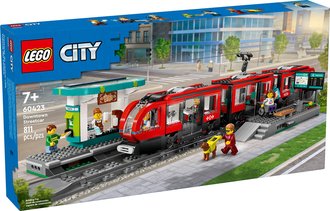 LEGO CITY Tramvaj a zastvka v centru msta 60423 STAVEBNICE