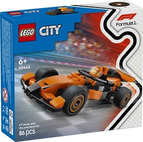 LEGO CITY Jezdec F1 se zvodnm vozem McLaren 60442 STAVEBNICE