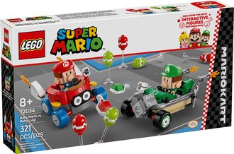 LEGO SUPER MARIO Mario Kart Baby Mario vs. Baby Luigi 72034 STAVEBNICE