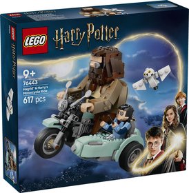 LEGO HARRY POTTER Hagrid a Harry na motorce 76443 STAVEBNICE