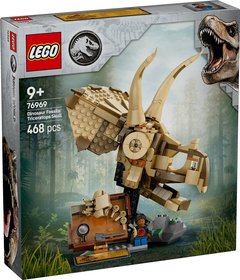 LEGO JURASSIC WORLD Dinosau fosilie: Lebka triceratopse 76969 STAVEBNICE