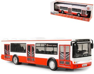 Autobus hls zastvky MHD erven zptn chod na baterie Svtlo Zvuk CZ