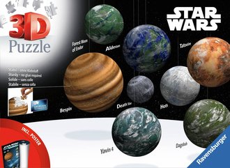 RAVENSBURGER Puzzle 3D Star Wars Galaxie 531 dlk 70x50cm skldaka