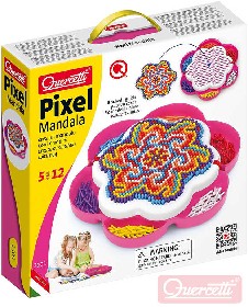 QUERCETTI Mozaika Pixel Mandala daisy set 1200 klobouk 5mm s pedlohami