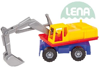 LENA Auto funkn bagr plastov 27cm