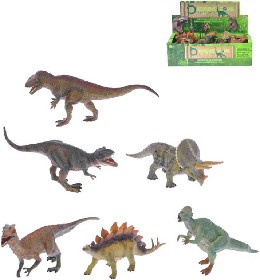 Dinosaurus 20-25cm plastov figurka jetr 6 druh