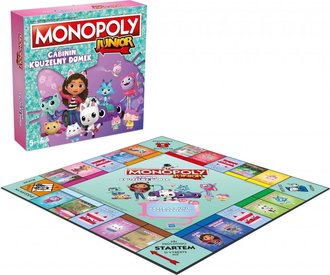 HASBRO Hra MONOPOLY Junior Gabbys Dollhouse *SPOLEENSK HRY*