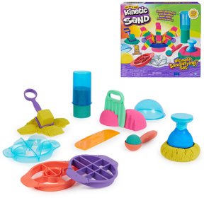 SPIN MASTER Kinetic Sand velk hern set kinetick psek s formikami a nstroji