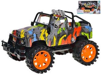 Auto ternn 1:14 jeep grafitti 26cm na setrvank plast