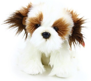 PLY Pes ShihTzu 28cm sedc *PLYOV HRAKY*