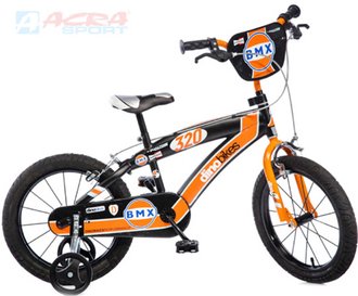 ACRA Dtsk kolo Dino BMX 165 ern 16&quot; 2017