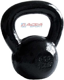 ACRA inka jednorun Kettlebell kovov 4 kg