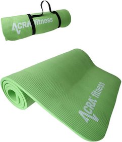 ACRA Podloka fitness na cvien NBR Yoga Mat 183x61cm zelen