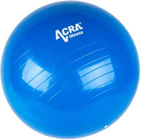 ACRA M gymnastick modr 55cm fitness balon rehabilitan do 150kg