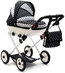 NEW BABY Korek Comfort blo-ern puntk plastov korbika pro panenku miminko