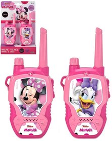 DICKIE Vyslaky dtsk Walkie Talkie 2,4GHz Minnie Mouse set 2ks na baterie