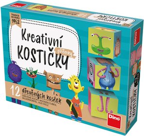 DINO DEVO Kubus perky kreativn obrzkov kostky set 12ks