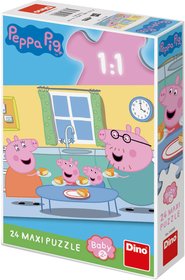 DINO Puzzle baby maxi 24 dlk Peppa Pig Obd 47x66cm skldaka