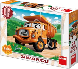 DINO Puzzle Maxi Auto Tatra na louce 24 dlk 66x47cm skldaka