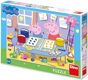 DINO Puzzle Peppa Pig Vtvarnk 24 dlk 26x18cm skldaka