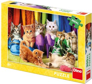 DINO Puzzle XL Barevn kotka 300 dlk 47x33cm skldaka