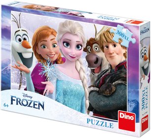 DINO Puzzle XL Frozen Dobrodrustv 300 dlk 47x33cm skldaka