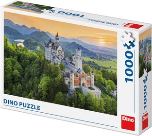 DINO Puzzle Jarn Neuschwanstein 66x47cm foto skldaka 1000 dlk