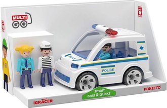 EFKO IGREK MultiGO Trio Policie set auto + 3 figurky s doplky