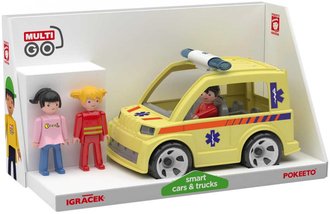 EFKO IGREK MultiGO Trio Rescue set auto + 3 figurky s doplky