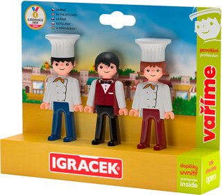 EFKO IGREK TRIO Vame set 3 figurky kloubov s doplky