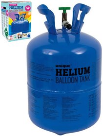 Helium 420l jednorzov na plnn a 50ks latexovch balnk 23cm