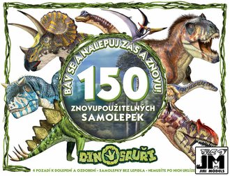 JIRI MODELS Album samolepky Dinosaui Bav se a nalepuj zas a znovu!