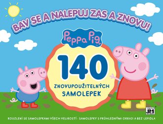 JIRI MODELS Album samolepky Peppa Pig Bav se a nalepuj zas a znovu!