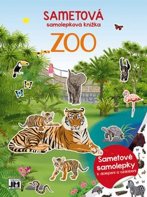 JIRI MODELS Sametov samolepkov knka Zvtka ZOO