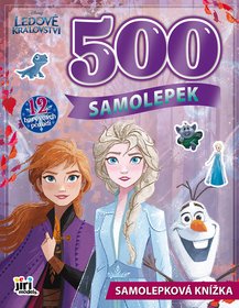 JIRI MODELS Velk samolepkov knka 500 samolepek Ledov Krlovstv (Frozen)