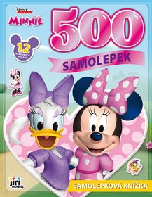 JIRI MODELS Velk samolepkov knka 500 samolepek Disney Minnie Mouse