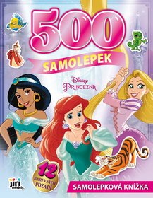 JIRI MODELS Velk samolepkov knka 500 samolepek Disney Princezny