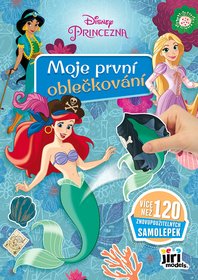 JIRI MODELS Moje prvn oblekovn Disney Princezny 120+ samolepek